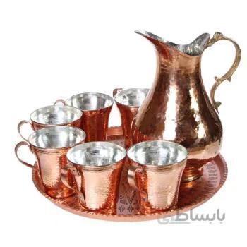 ست پارچ ولیوان 8 پارچه مسی توت کالا tootkala