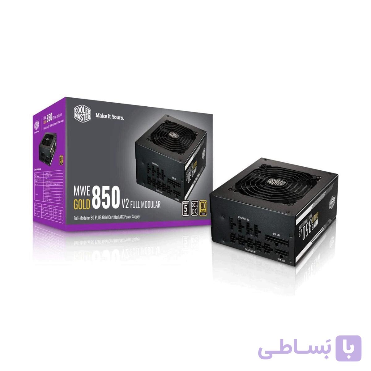 پاور کولرمستر مدل Cooler Master MWE Gold 850 Full