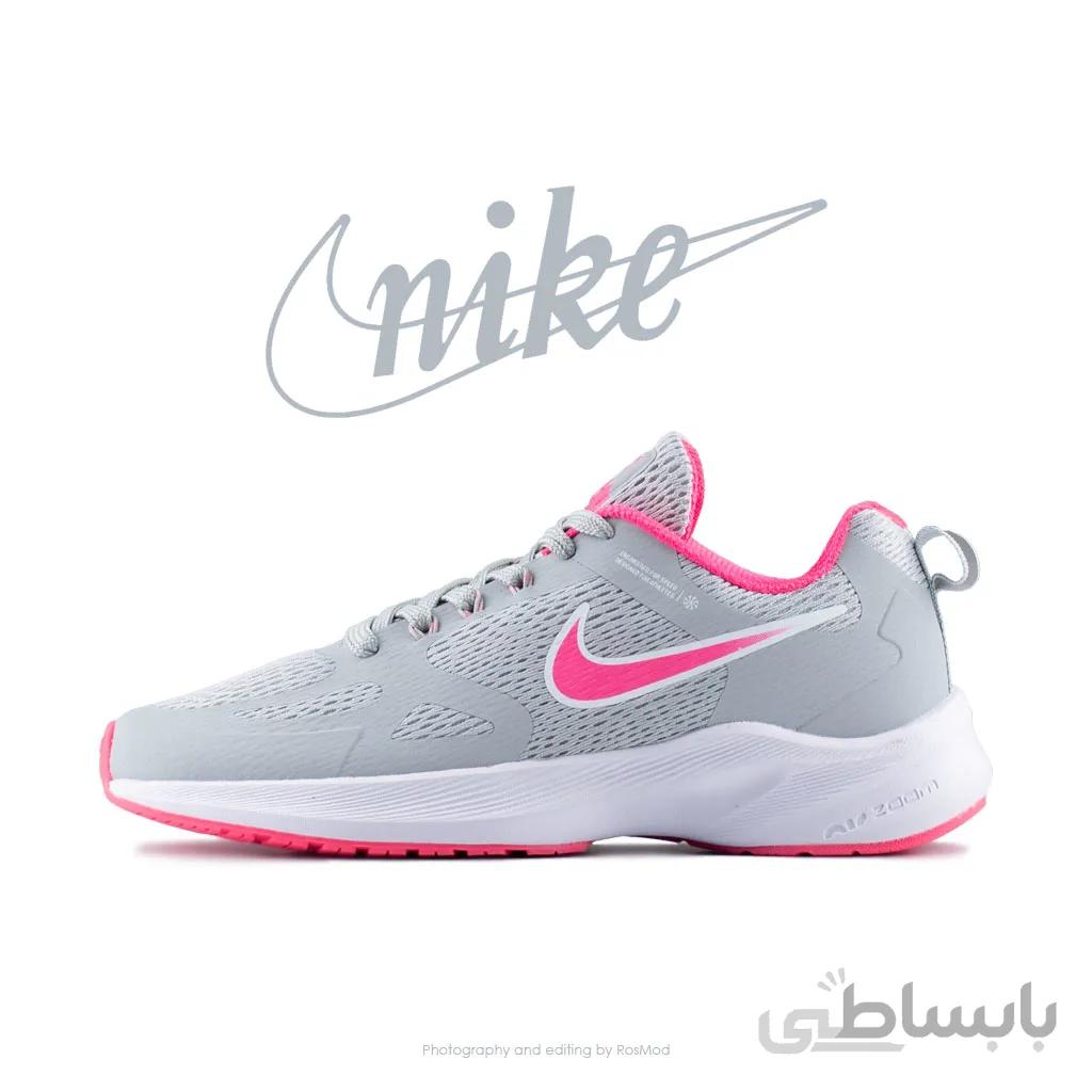 کتانی ورزشی زنانه نایکی طوسی – Nike Zoom Pegasus Grey/Pink