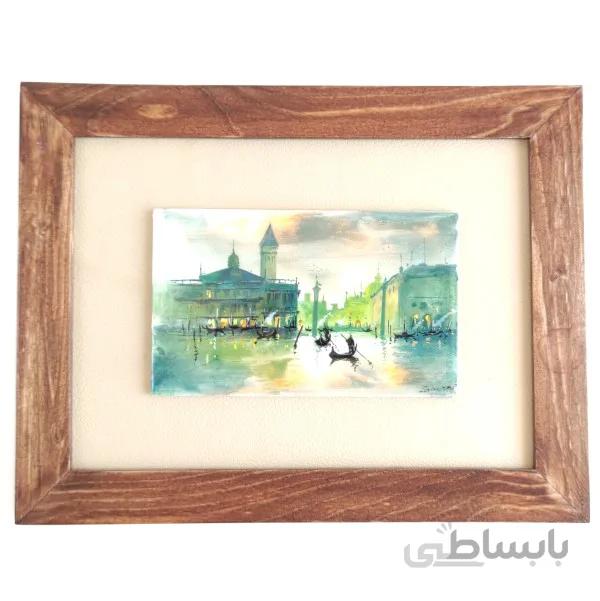 تابلو نقاشی روی مرمر مدل ونیز