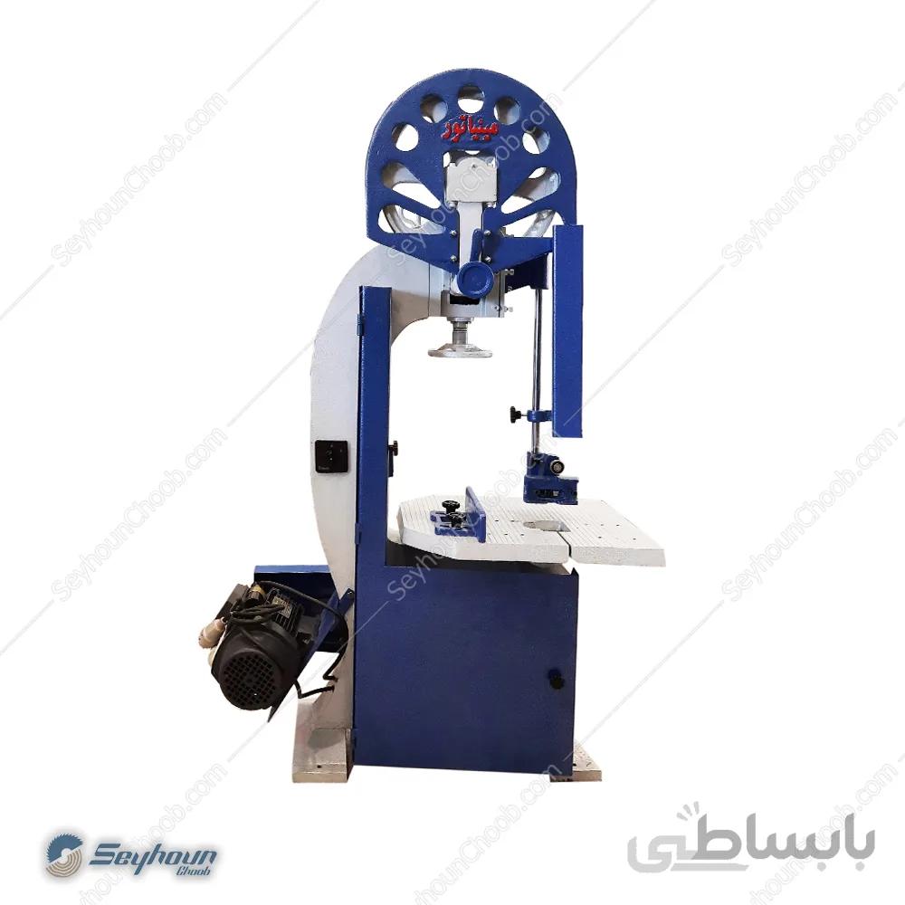 اره فلکه ای (اره نواری عمودی) 400 میلیمتری 1500 وات 2 اسب تک فاز مینیاتور تبریز مدل CRS90L4B