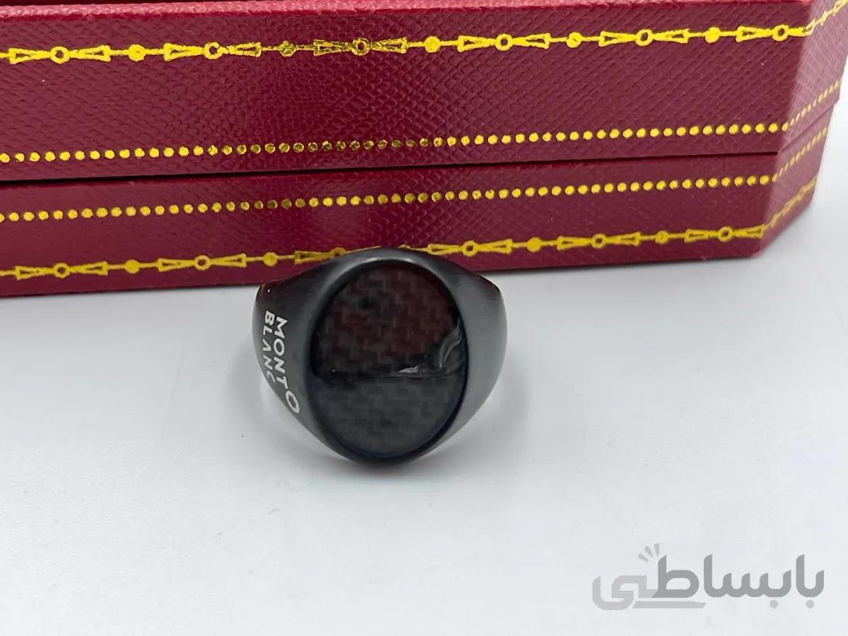 انگشتر مردانه مونت بلانک مشکی