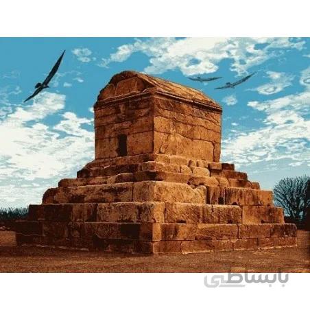 نخ و نقشه تابلو فرش طرح ایرانی کد 86