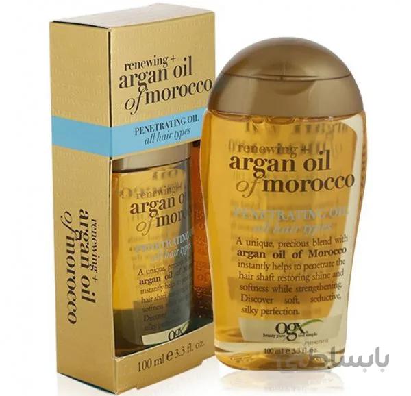 روغن آرگان OGX مناسب انواع موها حجم 100 میل
