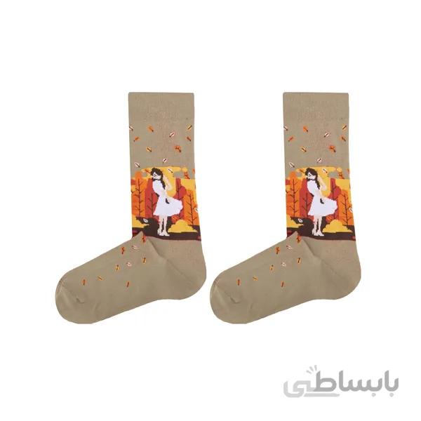 جوراب ساقدار دختر پاییز کد PH541