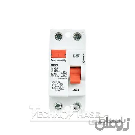 کلید محافظ جان (RCBO) دو پل 25 آمپر ال اس مدل RKP