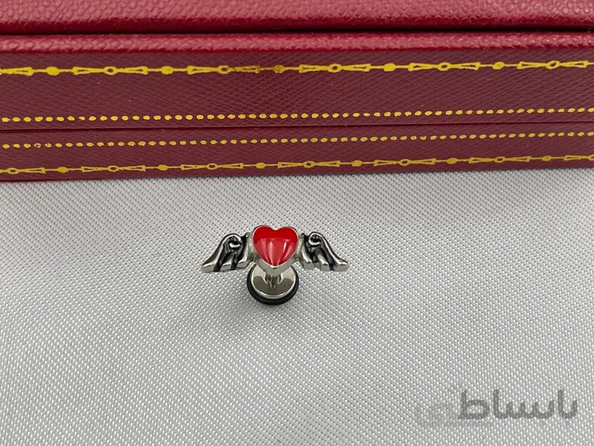 پیرسینگ گوش بال فرشته و قلب