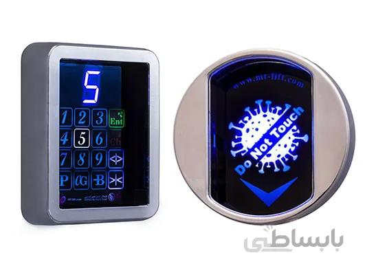 پنل غیرلمسی آسانسور اوپال (استیل نقرهای*بدون وایفای)