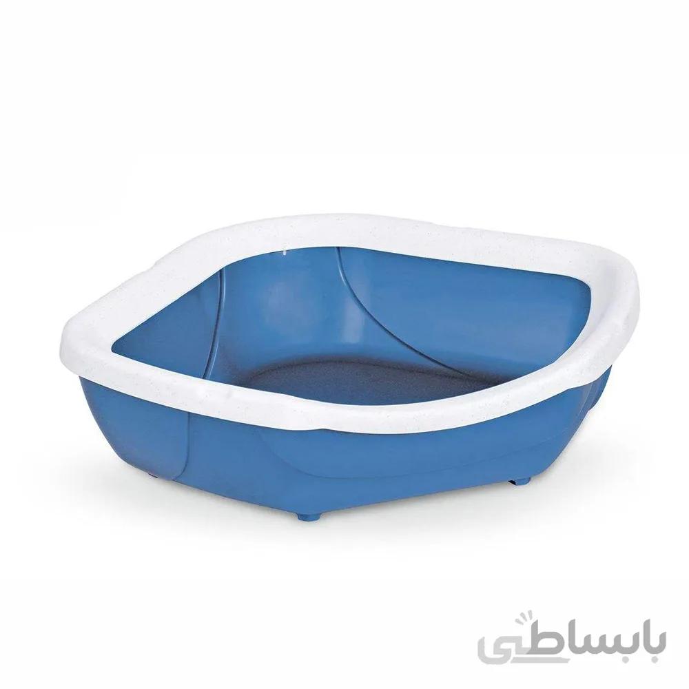 ظرف خاک باز گربه ام پی اس مدل Corner ا MPS Corner Open Litter Box For Cats