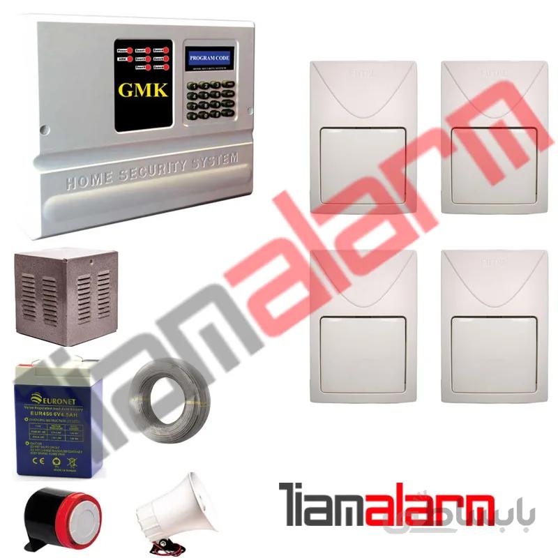 پکیج دزدگیر اماکن باسیم مدل جی ام کا سیم کارتی GM890F4