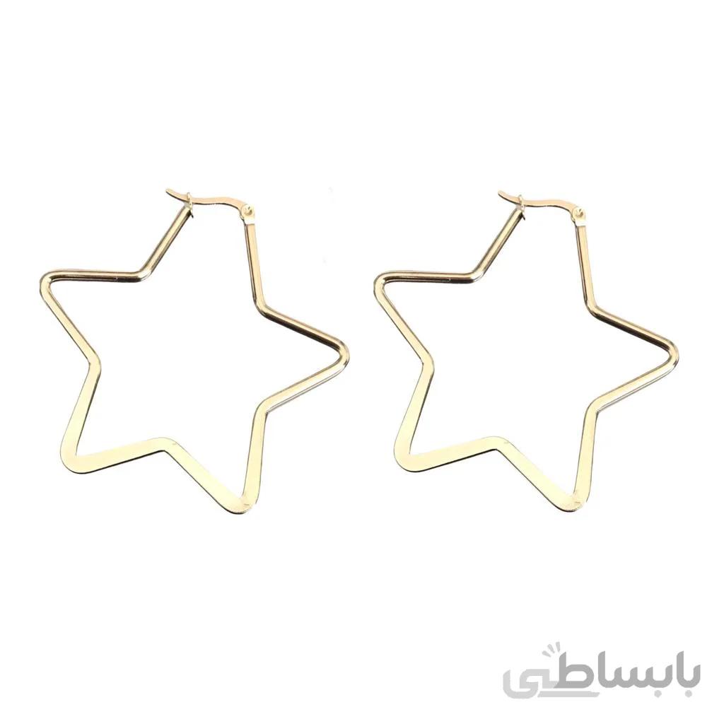 گوشواره استیل دخترانه مدل ستاره