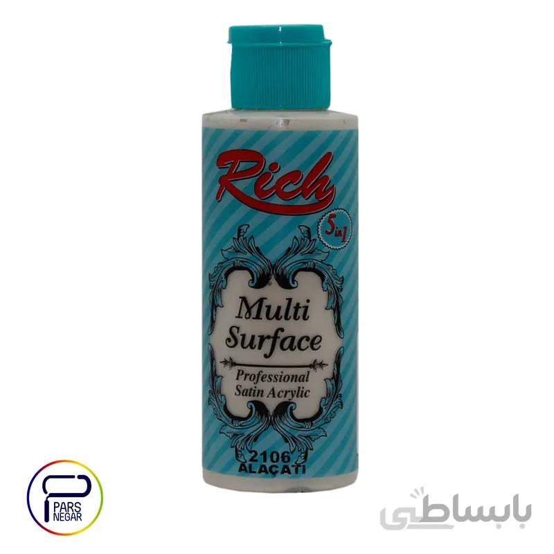 رنگ مولتی سورفیس نیمه مات ریچ سفید شیری کد۲۱۰۶ حجم ۱۲۰ میلی لیتر
