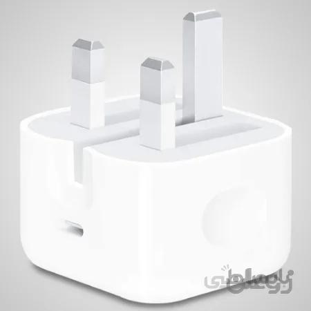 آداپتور اورجینال USB-C اپل مناسب برای آیفون و آیپد 20 وات-Apple 20W USB-C Power Adapter