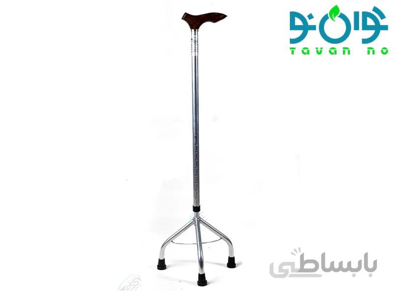 عصا سه پایه سیلور دسته چوبی مدل T04