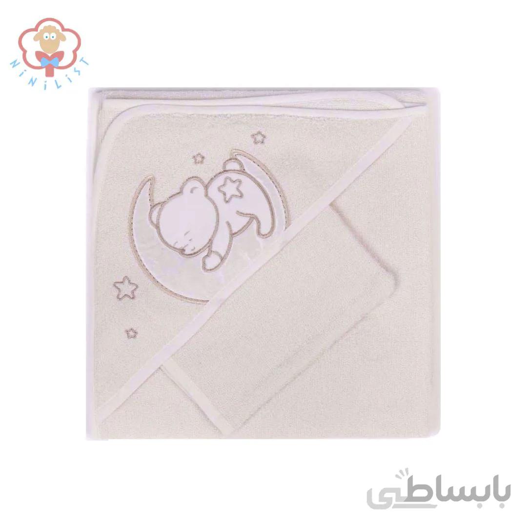 ست حوله babe خرس و ماه ۲ تکه