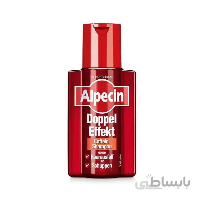 شامپو کافئین آلپسین دبل افکت، ضد ریزش و ضد شوره، حجم 200میل