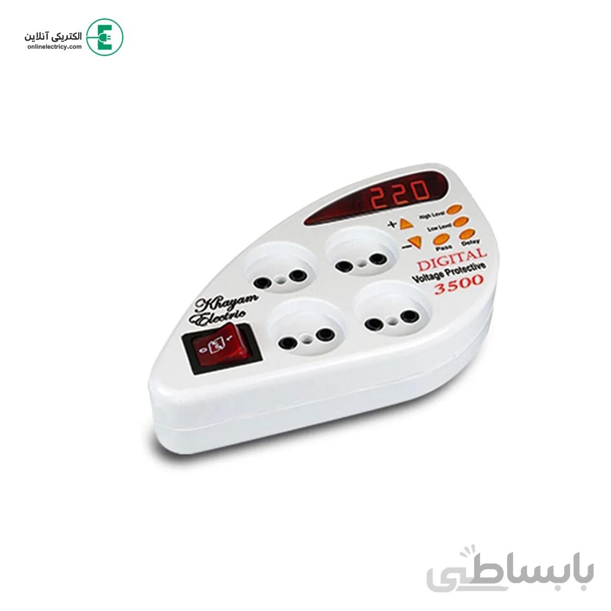محافظ 4 خانه دیجیتال 1/8 متری (خیام الکتریک)
