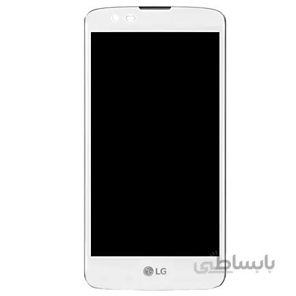 تاچ ال سی دی گوشی موبایل ال جی LG K350 / K8 سفید مشکی
