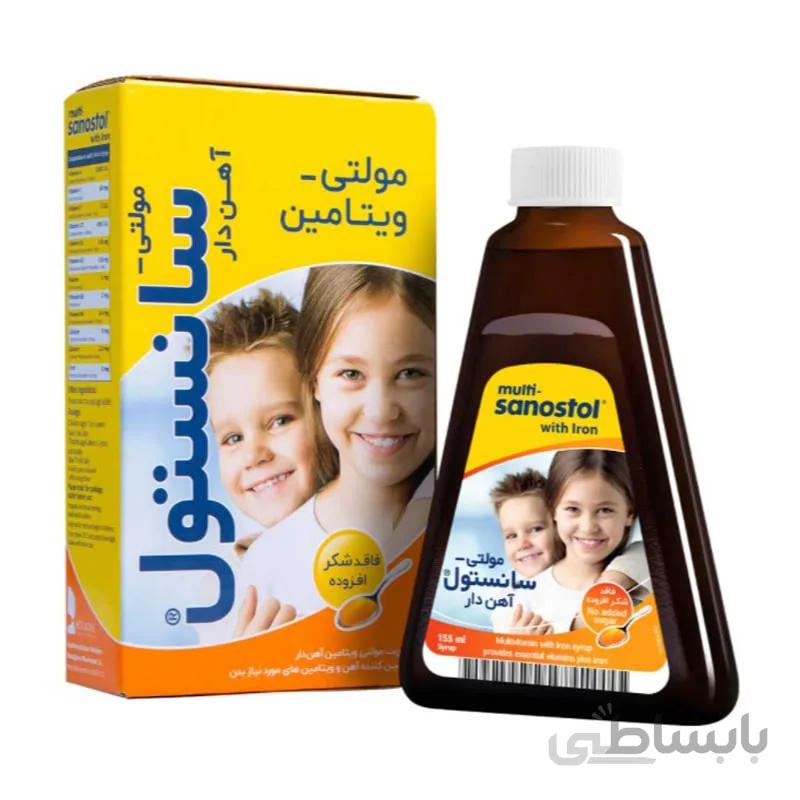 شربت مولتی سانستول اهن دار ا Multi Sanostol with Iron