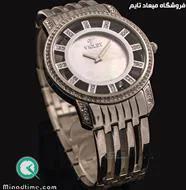 ساعت مچی ویولت زنانه گرد نگین دار استیل کد 12323