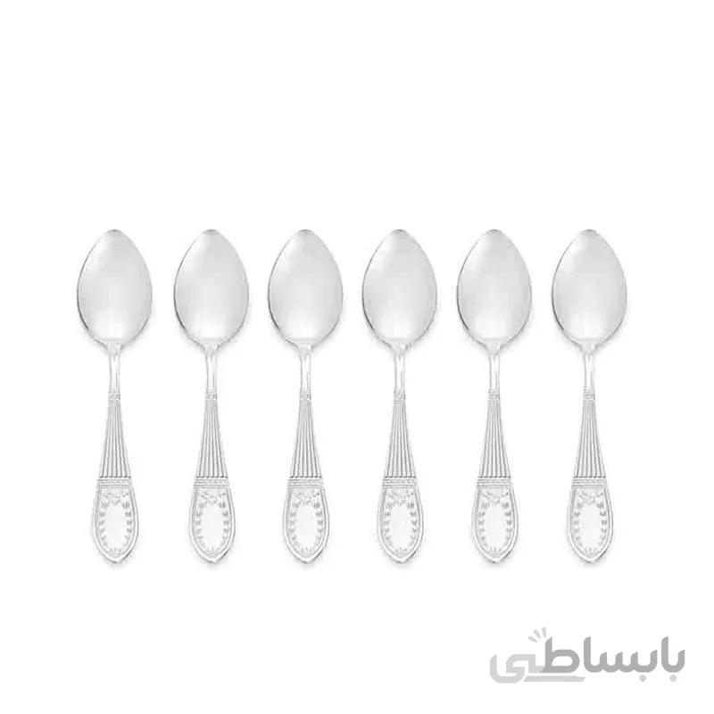 قاشق چای خوری 6 عددی مدل Papillon مادام کوکو