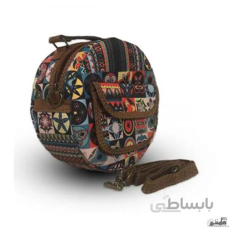کیف ترمه گرد زنانه مدل دوشی کد 04