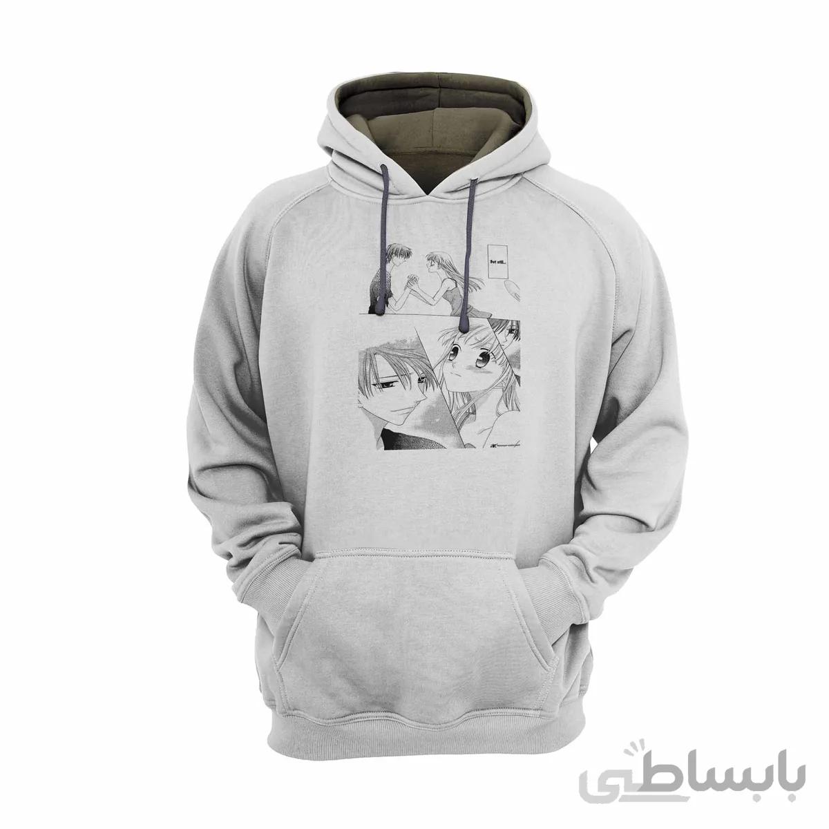 هودی سفید طرح انیمه فروتس بسکت (سبد میوه) Fruits Basket کد KCT10456