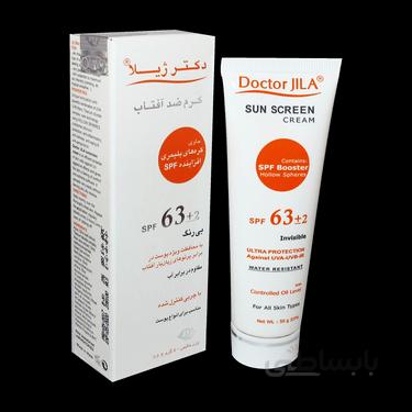 کرم ضدآفتاب SPF63 ساده دکتر ژیلا