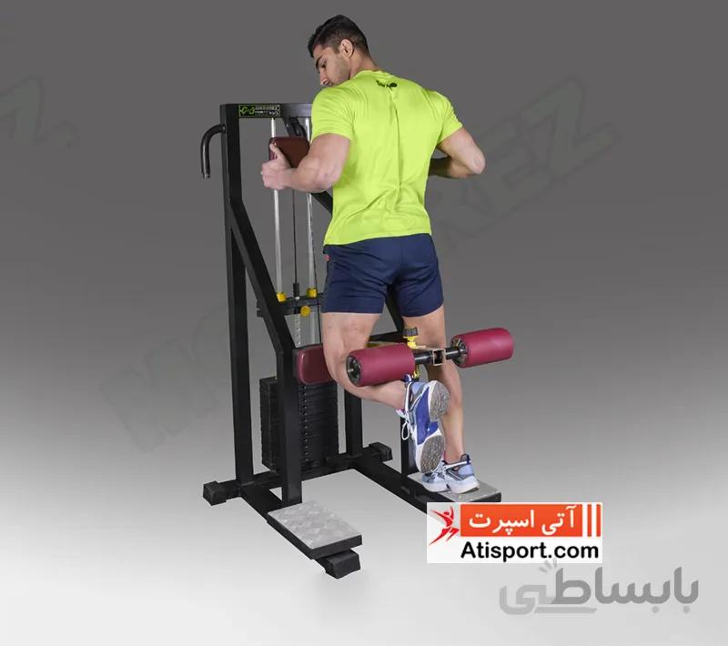 دستگاه پشت پا ایستاده مبارز