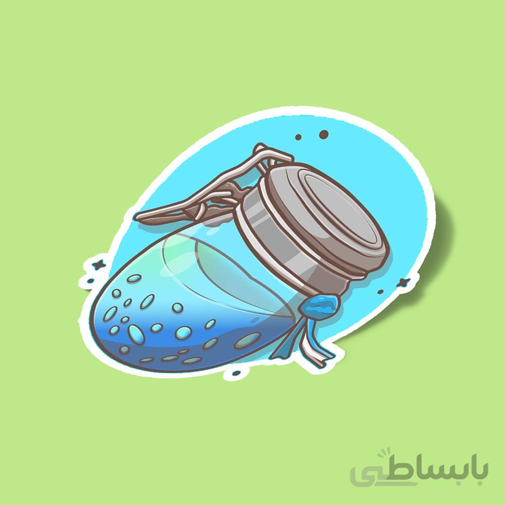 استیکر نارنجک آبی
