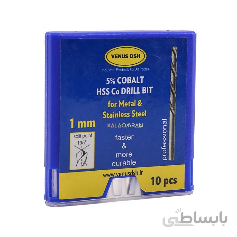ست 10 عددی مته آهن سایز 1 میلی متر VENUS DSH