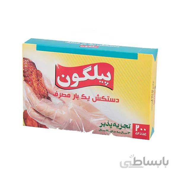 دستکش یکبار مصرف سلفونی پیلگون - 200 برگ