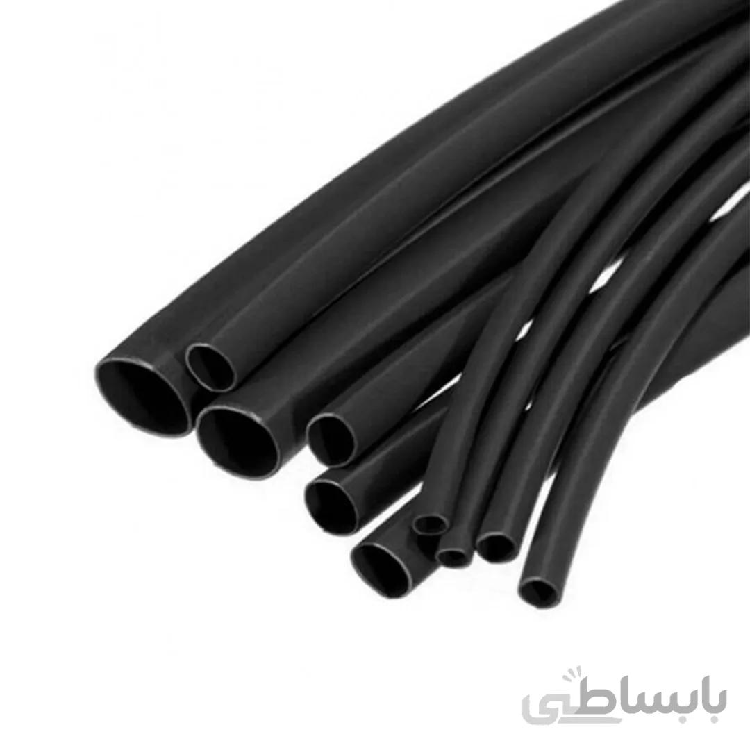 روکش وارنیش حرارتی مشکی سایز 5mm یک متر