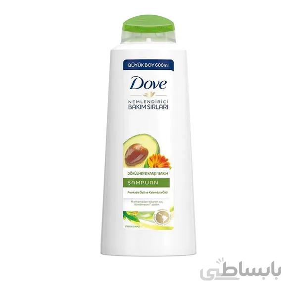 شامپو ضد ریزش مو داو مدل Dökülmeye Karşı حجم ۶۰۰ میل ترکیه ا Dove Hair Fall Rescue Shampoo 600 ml