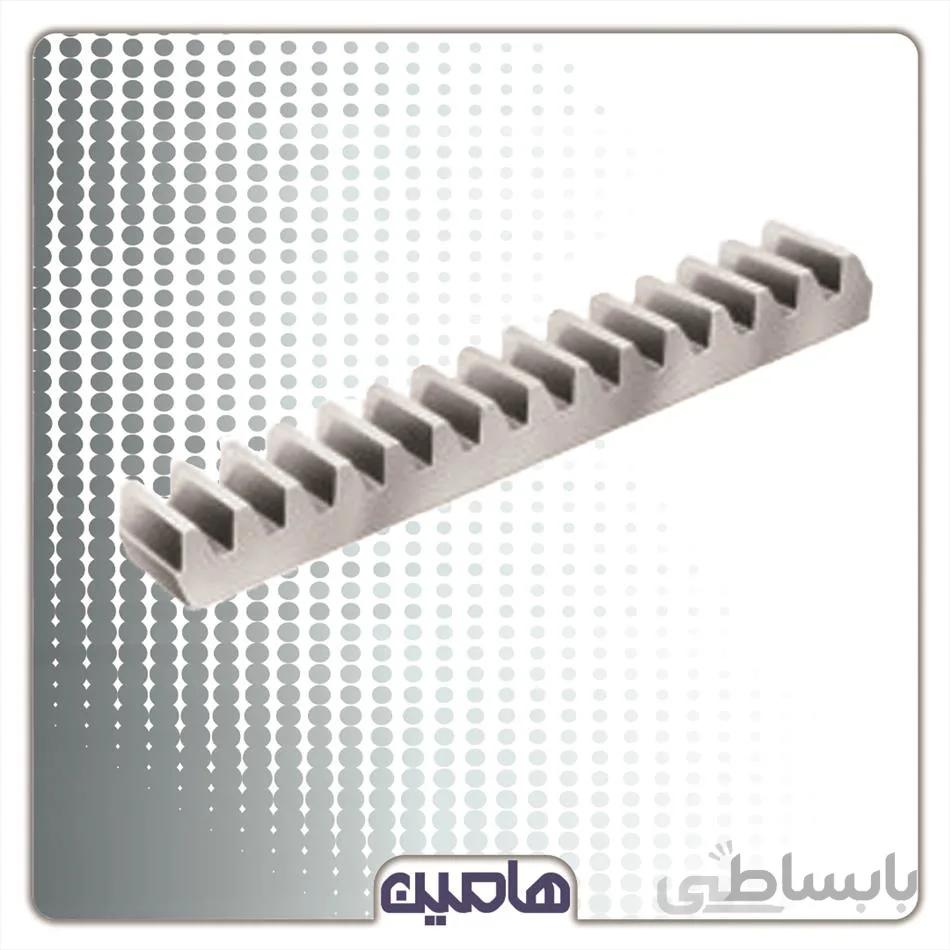 ریل استیل شانه ای یک متر