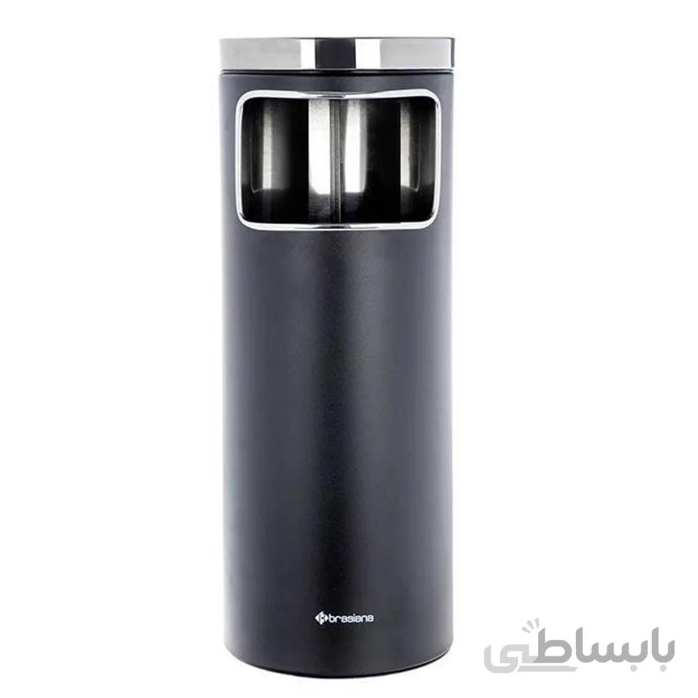 سطل زباله اداری براسیانا زیرسیگاری BLB110 - مشکی