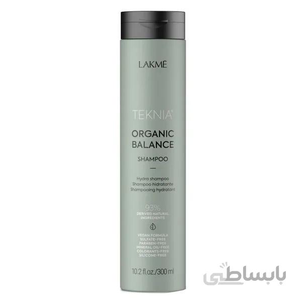 شامپو لاکمه بدون سولفات مناسب انواع مو روزانه ORGANIC BALANCE حجم 300 میل
