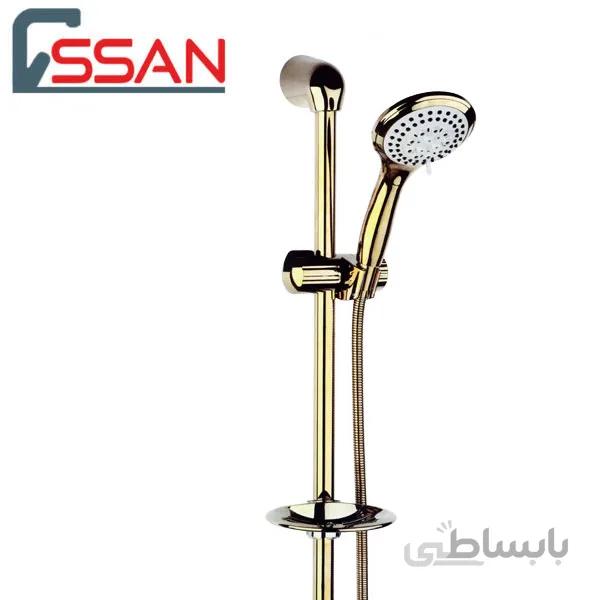 علم دوش حمام طلایی راسان ا showerset gold rassan