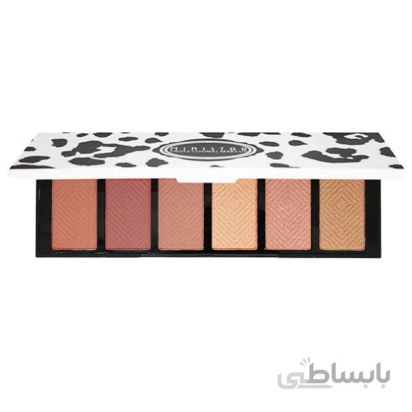 پالت رژگونه،کانتور و هایلایتر ۶ عددی مینی استار مدل آیکونیک لایتس (Ministar Professional Makeup Iconic Lights And Contour Pro-Code 03)