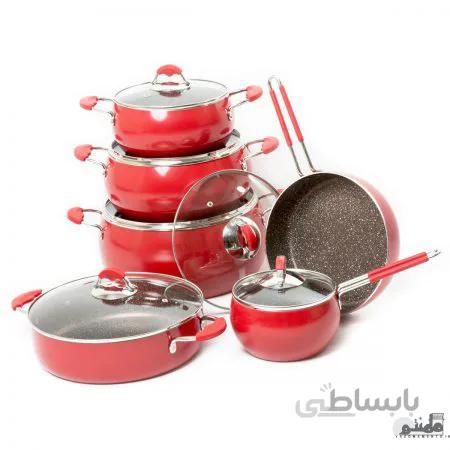 سرویس 12 پارچه تفلون مدل کوئین