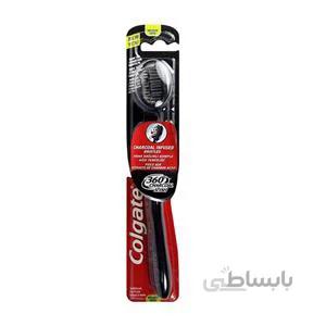 مسواک مدیوم کولگیت Colgate زغالی مدل 360