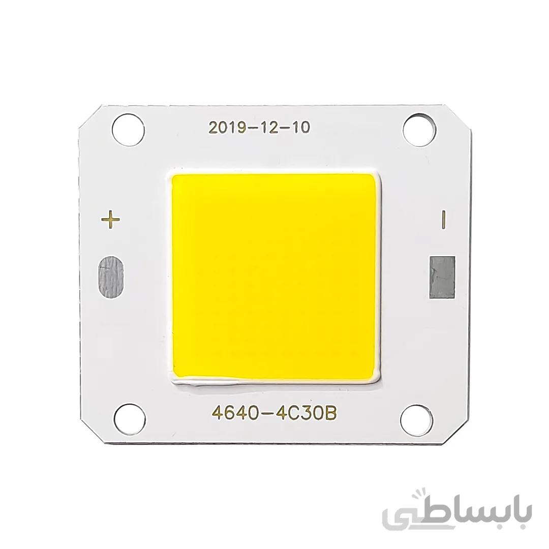 ال ای دی COB پروژکتوری 50 وات 12 ولت سفید آفتابی مدل 4C30B