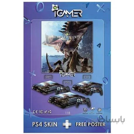 Ps4 Skin For Slim Monster Hunter Design