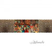 رانر رومیزی مستطیل سنتی مخمل 3013