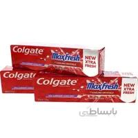 خمیر دندان کلگیت مکس فرش نعنافلفلی colgate max fresh