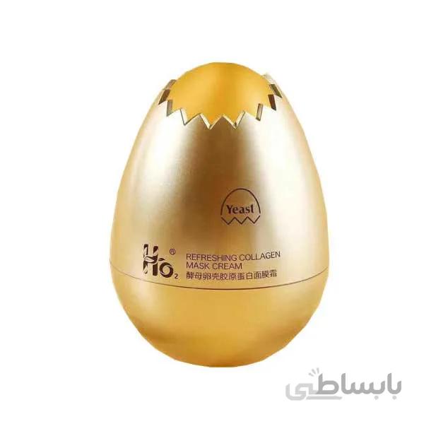ماسک کلاژن صورت تخم مرغی yeast