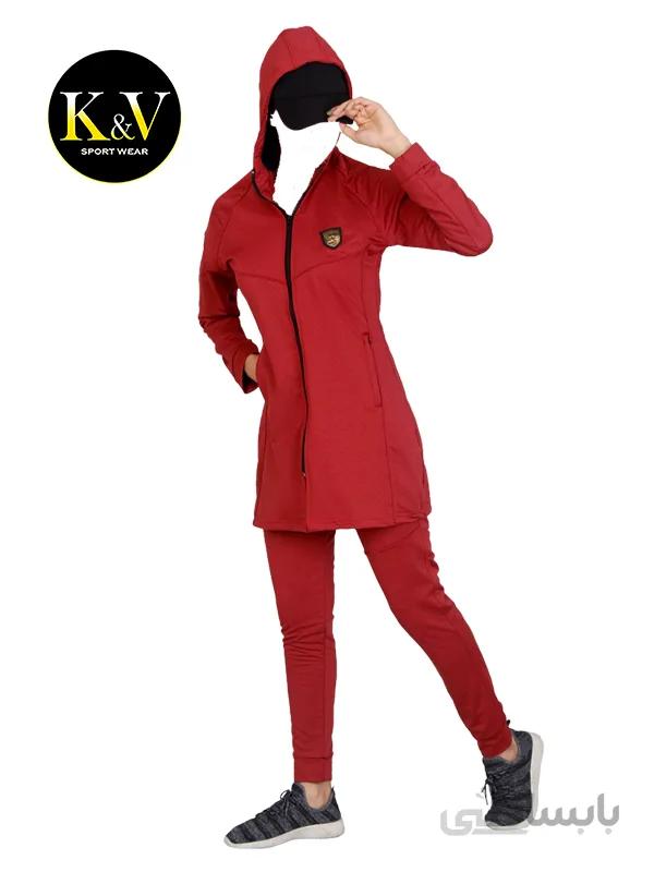 ست مانتو شلوار ورزشی کلاهدار porsche ا Porsche hooded sweatpants set