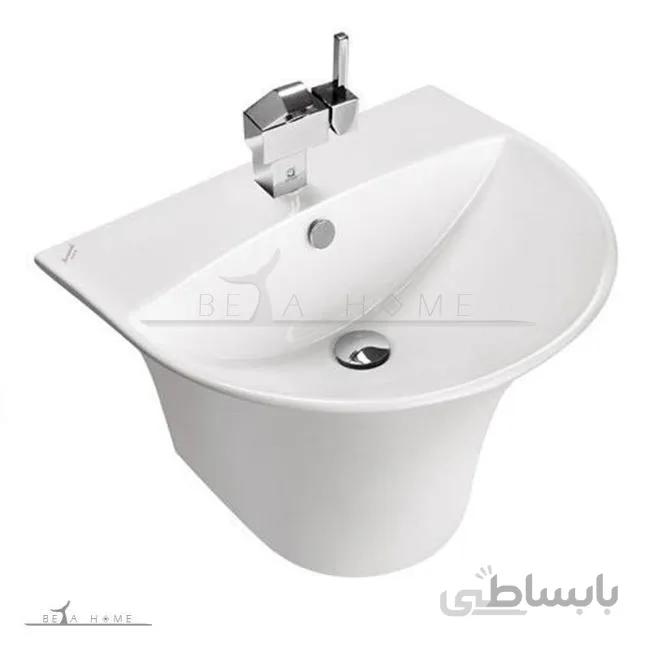 روشویی دیواری مروارید مدل سیلویا