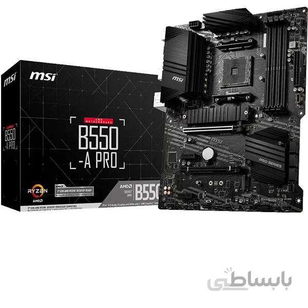 مادربرد ام اس آی مدل B550-A PRO
