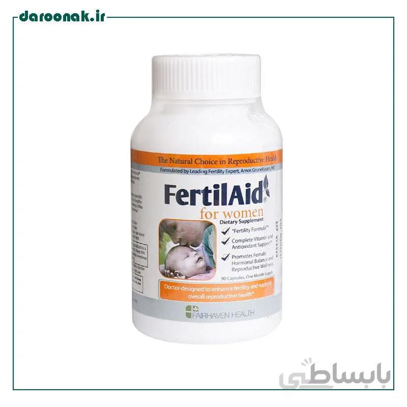 کپسول فرتیل اید فیرهیون هلث برای بانوان ۹۰ عدد ا Fairhaven Health FertilAid For Women 90 Capsules